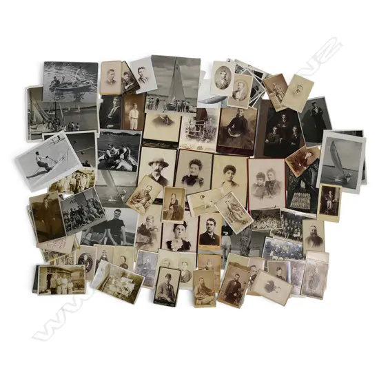 COLLECTION mainly NZ c.1900 ETC FORMAL PORTRAIT PHOTOGRAPHS: Tyree + Kinsey & Co. + Wrigglesworth & Binns etc